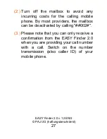 Preview for 27 page of PAJ EASY Finder 2.0 User Manual