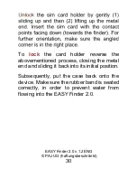 Preview for 30 page of PAJ EASY Finder 2.0 User Manual