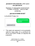 Preview for 44 page of PAJ EASY Finder 2.0 User Manual