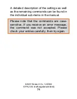 Preview for 74 page of PAJ EASY Finder 2.0 User Manual