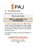 Preview for 83 page of PAJ EASY Finder 2.0 User Manual