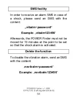 Preview for 54 page of PAJ POWER User Manual