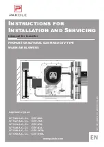 Preview for 1 page of Pakole GTV-20A Instructions For Installation And Servicing