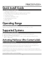 Preview for 6 page of PakSense Ultra Contact Label User Manual