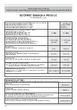 Preview for 10 page of Palazzetti 805804571 Description / Cleaning / Technical Data