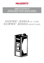 Palazzetti ECOFIRE JESSICA SILENT 8 KW Product Technical Details preview