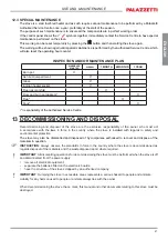 Preview for 57 page of Palazzetti MULTIFIRE BIO 9 Installation, Use And Maintenance Manual