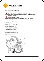 Preview for 13 page of Pallmann 071845 Translation Of The Original Operating Instructions