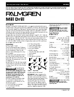 Preview for 1 page of Palmgren 80161A Operating Instructions And Parts Manual