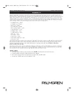 Preview for 12 page of Palmgren 9682096 Operating Manual & Parts List