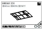 Preview for 2 page of Palram Applications BORDEAUX 2230 Instructions Manual