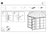 Preview for 87 page of Palram CANOPIA OASIS 12 3.2x3.6 How To Assemble