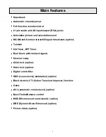 Preview for 3 page of Palsonic 7610WSPF Owner'S Manual