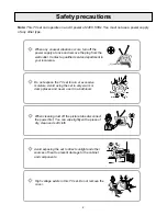 Preview for 4 page of Palsonic 7610WSPF Owner'S Manual