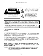 Preview for 3 page of Palsonic PDP4275 Owner'S Manual