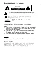 Preview for 3 page of Palsonic TFTV1920D User Manual