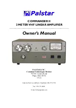 Palstar COMMANDER II Owner'S Manual preview