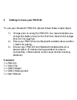 Preview for 4 page of Pama PNG125 User Manual