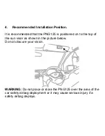 Preview for 6 page of Pama PNG125 User Manual