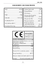 Preview for 7 page of Panadero 22004 Usage And Maintenance Instructions