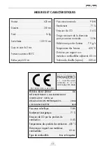 Preview for 11 page of Panadero 22004 Usage And Maintenance Instructions