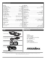 Preview for 3 page of Panamax MAX 5500-EX Owner'S Manual