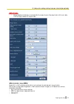 Preview for 101 page of Panaso WV-SW350 Series Operating Instructions Manual