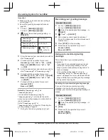 Preview for 62 page of Panasonic 2LINE KX-TG9581 Series Operating Instructions Manual