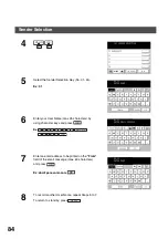 Preview for 84 page of Panasonic 3000 Operating Instructions Manual