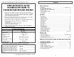 Preview for 3 page of Panasonic 3828W5A2260 Operating Instructions Manual