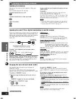 Preview for 40 page of Panasonic 4SB-HF850 Operating Instructions Manual