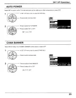 Preview for 25 page of Panasonic 52DL52 - PT - 52" CRT TV Operating Instructions Manual