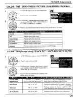 Preview for 29 page of Panasonic 52DL52 - PT - 52" CRT TV Operating Instructions Manual