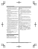 Preview for 10 page of Panasonic 96NKX-TGE660 Operating Instructions Manual