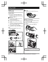 Preview for 12 page of Panasonic 96NKX-TGE660 Operating Instructions Manual