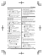 Preview for 43 page of Panasonic 96NKX-TGE660 Operating Instructions Manual