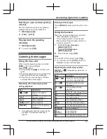 Preview for 67 page of Panasonic 96NKX-TGE660 Operating Instructions Manual