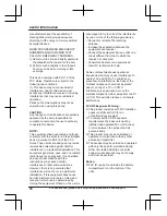 Preview for 88 page of Panasonic 96NKX-TGE660 Operating Instructions Manual