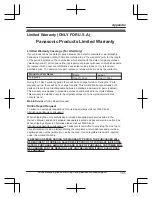 Preview for 101 page of Panasonic 96NKX-TGE660 Operating Instructions Manual