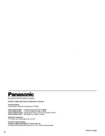 Preview for 34 page of Panasonic AG-1330 Operating Instructions Manual