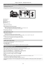 Preview for 37 page of Panasonic AG-CX7 Operating Instructions Manual