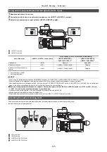 Preview for 125 page of Panasonic AG-CX7 Operating Instructions Manual