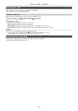 Preview for 127 page of Panasonic AG-CX7 Operating Instructions Manual