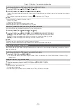 Preview for 138 page of Panasonic AG-CX7 Operating Instructions Manual