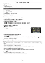 Preview for 148 page of Panasonic AG-CX7 Operating Instructions Manual