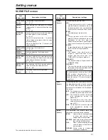 Preview for 3 page of Panasonic AG-DVX100A - Pro 3-CCD MiniDV Proline... Menu Information