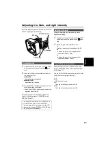 Preview for 43 page of Panasonic AG-DVX100B Operating Instructions Manual