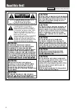 Preview for 2 page of Panasonic AG-HPX300P Operating Instructions Manual