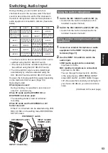 Preview for 53 page of Panasonic AG-HVX200PJ Operating Instructions Manual