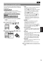 Preview for 73 page of Panasonic AG-HVX200PJ Operating Instructions Manual